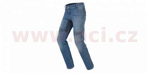 kalhoty, jeansy FURIOUS PRO, SPIDI (modré, středně seprané)